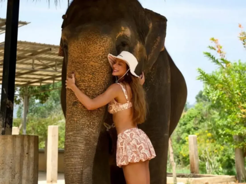 Mari Gonzalez Compartilha Passeio Com Elefantes Na Tailândia (Reprodução/Instagram)