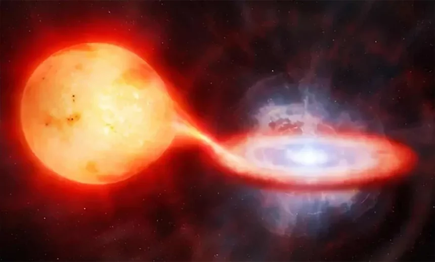 Representação Artística De Uma Explosão De Nova. Crédito: International Gemini Observatory/Noirlab/Nsf/Aura/M. Garlick, M. Zamani