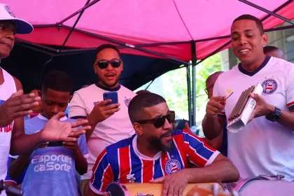 Torcida Tricolor Faz A Festa Com Muita Música Em Dias De Jogos Crédito: Catarina Brandão/ Ec Bahia