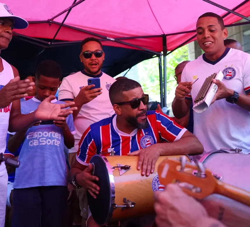 Torcida Tricolor Faz A Festa Com Muita Música Em Dias De Jogos Crédito: Catarina Brandão/ Ec Bahia
