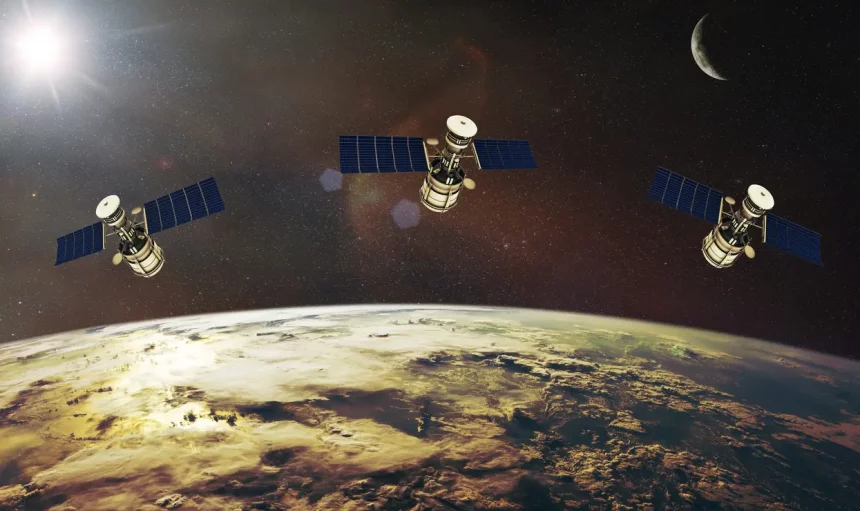 Imagem Meramente Ilustrativa De Satélites Na Órbita Da Terra Que Vão Servir De Teste De Energia Por Fusão A Frio. Crédito: Paopano - Shutterstock