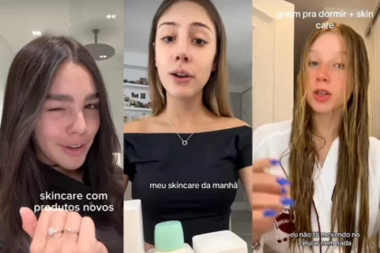 Influencers Mostram Suas Rotinas De Skincare (Reprodução: Montagem/Portal Leodias)