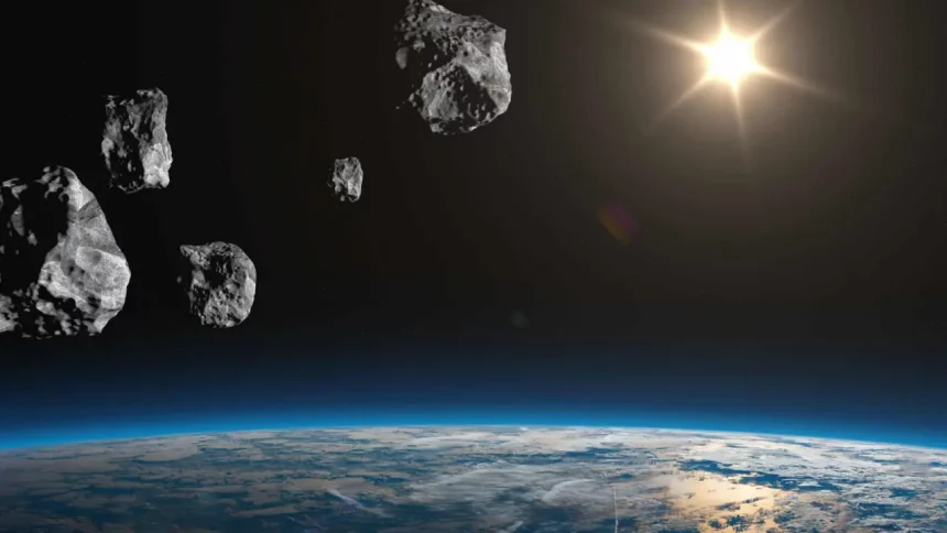 Imagem Conceitual De Asteroides Próximos Da Terra. Crédito: Buradaki - Shutterstock