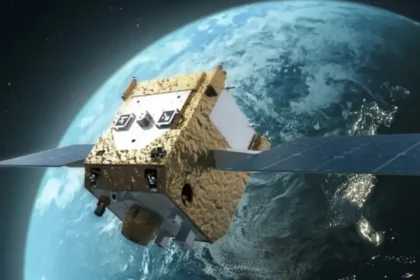 Ilustração Artística Da Nave Espacial Aps-R Refueler Da Astroscale (Imagem: Astroscale/Divulgação)