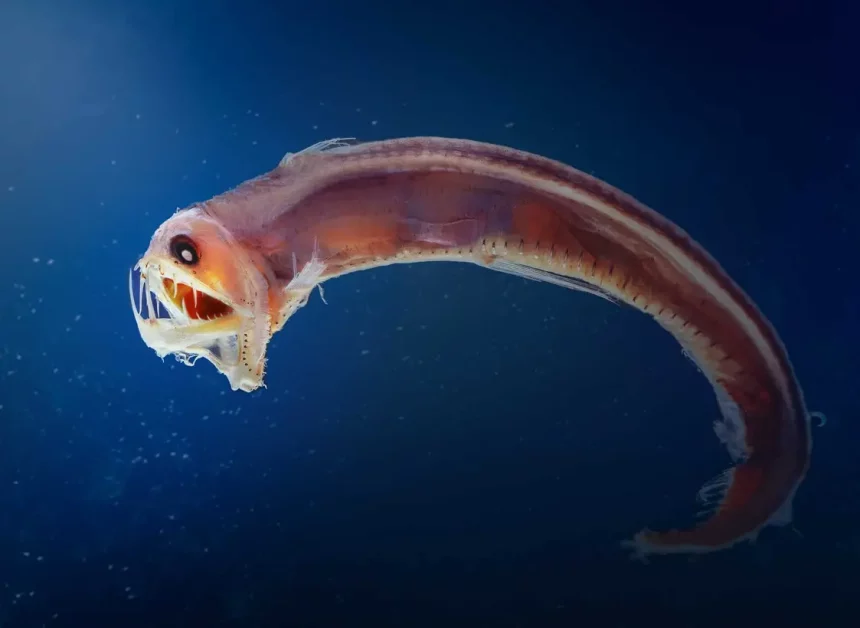 Peixe-Víbora, Chauliodus Sloani. (Imagem: Diego Grandi/Shutterstock)