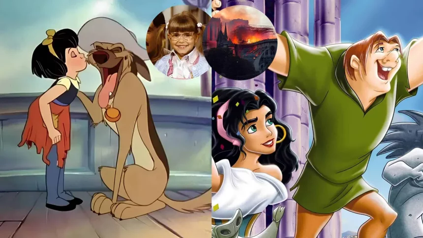 Da Esquerda Para A Direita, Filmes: Todos Os Cães Merecem O Céu E O Corcunda De Notredame. Créditos: Sullivan Bluth Studios E Goldcrest Films; Walt Disney Pictures.