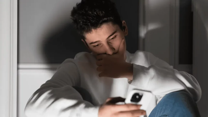 Jovem Utilizando O Celular - Imagem: @Freepik/Freepik