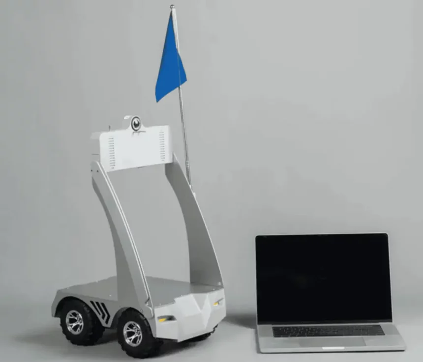 Earthrover Zero É Construído Em Alumínio E Atinge Velocidades De Até 3,4 Km/H (Imagem: Frodobots/Divulgação)