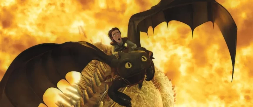 Cena Do Filme &Quot;Como Treinar O Seu Dragão&Quot; (2010). Imagem: Dreamworks / Divulgação