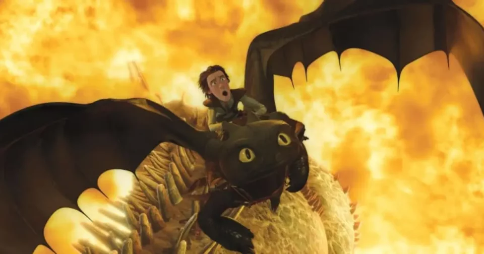 Cena Do Filme &Quot;Como Treinar O Seu Dragão&Quot; (2010). Imagem: Dreamworks / Divulgação