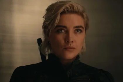 Florence Pugh, Em Thunderbolts. Imagem: Divulgação/Marvel