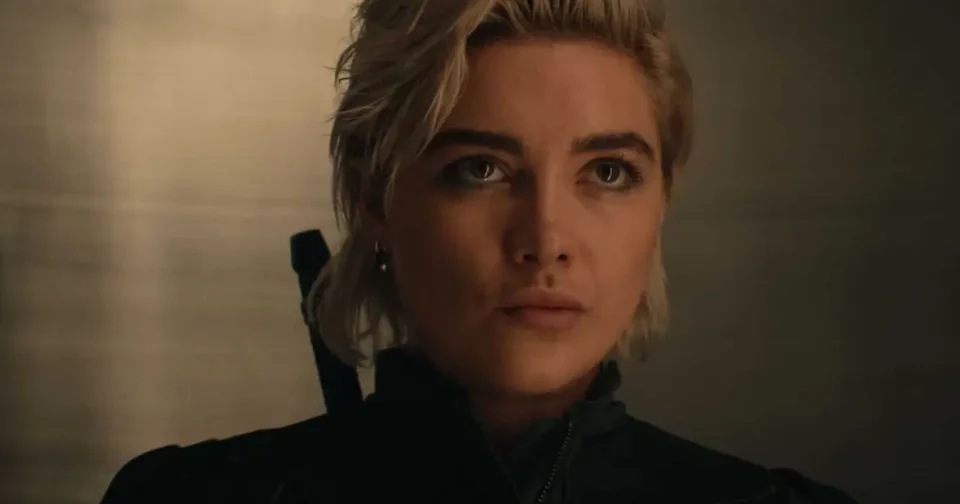 Florence Pugh, Em Thunderbolts. Imagem: Divulgação/Marvel