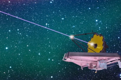 Representação Artística Do Telescópio Espacial James Webb (Imagem: Olivier.laurent.photos/Shutterstock)