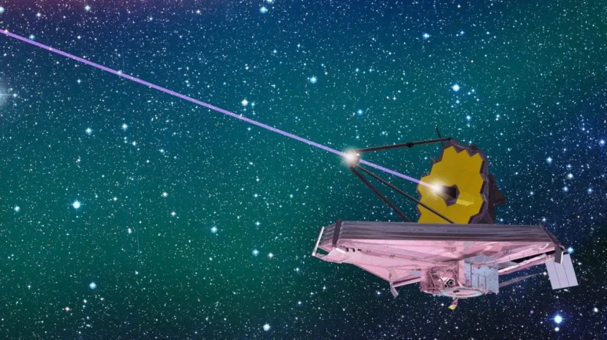 Representação Artística Do Telescópio Espacial James Webb (Imagem: Olivier.laurent.photos/Shutterstock)