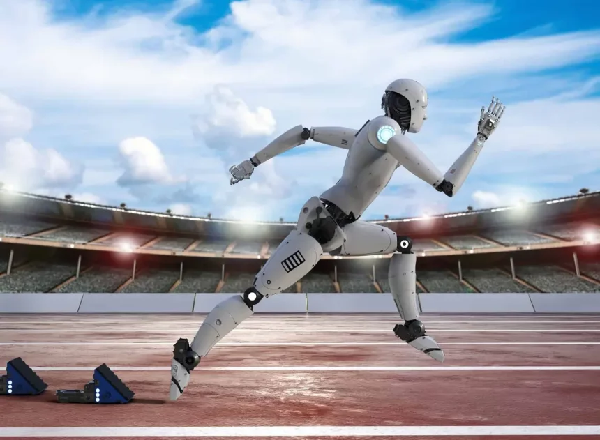 Humanoides Em Competição De Meia-Maratona Na Região De Yizhuang (Imagem: Unique / Divulgação)