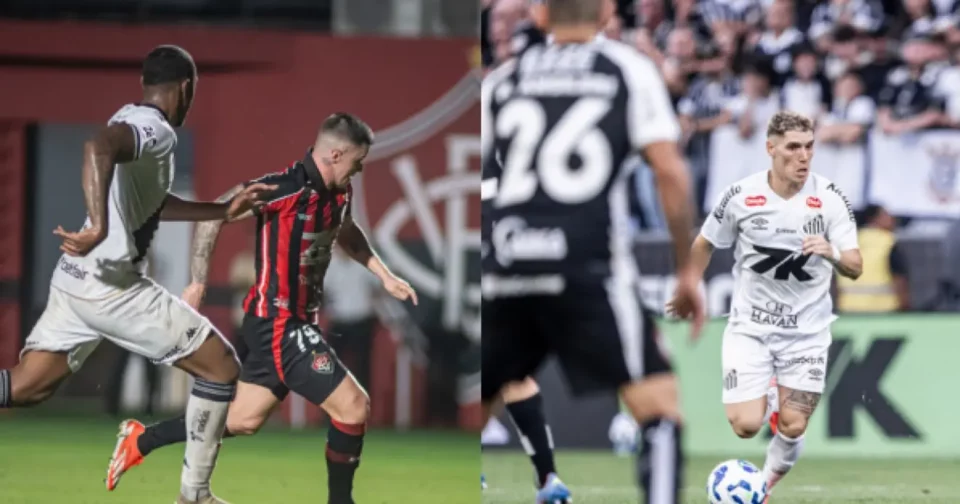 Foto: Victor Ferreira/Ec Vitória/Raul Baretta/Santos Fc