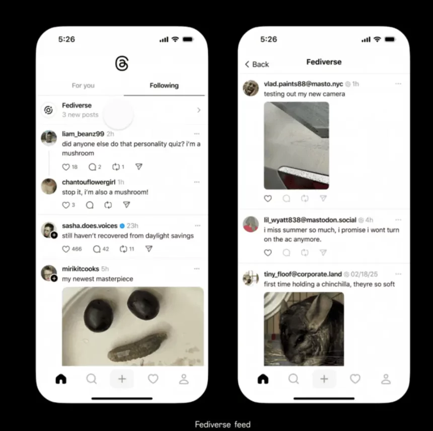Meta Quer Tornar O Threads Em Uma Plataforma Social Totalmente Interoperável (Imagem: Divulgação/Meta)