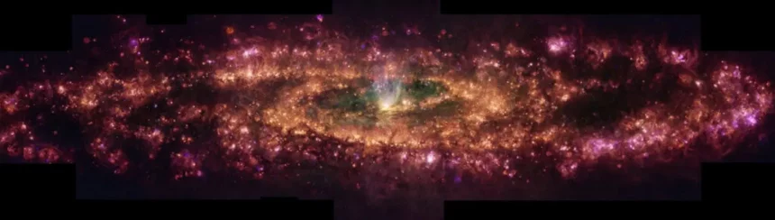 Magem Da Galáxia Do Escultor Registrada Pelo Muse (Crédito Da Imagem: Eso/E. Congiu Et Al.)