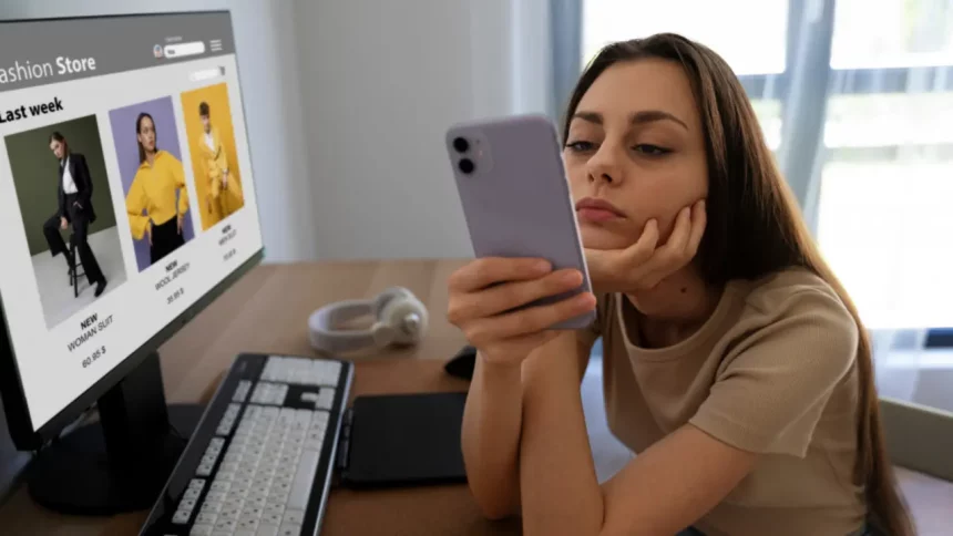 Mulher Desconfiada De Anúncios Online (Imagem: Pheelings Media / Istock)