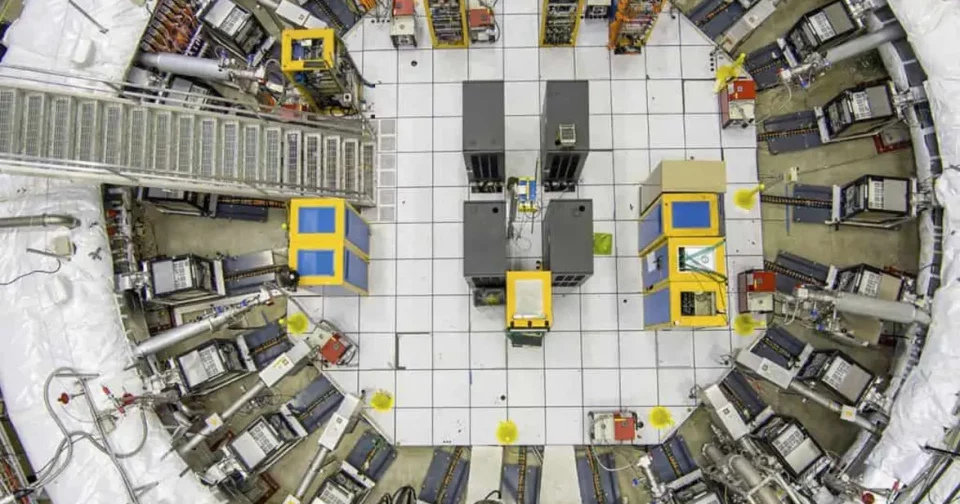 O Experimento Muon G-2, Do Fermilab, Começou Oficialmente A Coletar Dados. Crédito: Fermilab