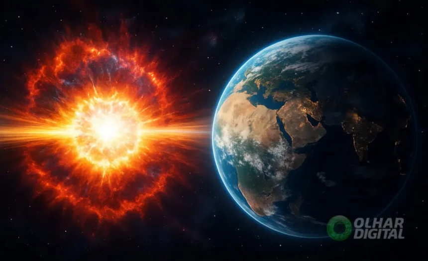 Explosões De Supernovas Podem Ter Causado Mudanças Climáticas Na Terra Ao Longo Da História, Segundo Novo Estudo. Crédito: Universidade Do Colorado, Boulder