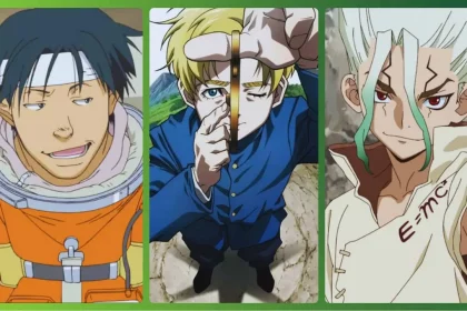 Crédito: Planetes (Sunrise), Orb (Netflix) E Dr. Stone