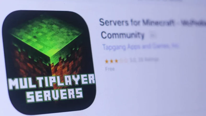 Ilustração Sobre O Multiplayer No Minecraft - Crédito Editorial: Premio Stock / Shutterstock.com