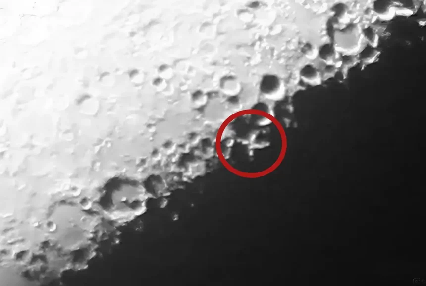 X Na Lua Fotografado Em 31 De Janeiro De 2012. Crédito: Radiofan/Wikimedia Commons