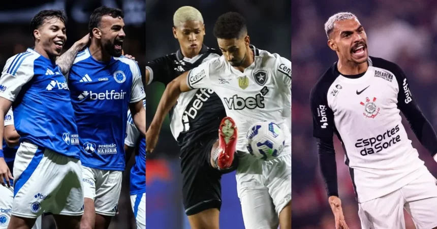 Fotos: Gustavo Aleixo/Cruzeiro | Vitor Silva/Botafogo | Rodrigo Coca/Corinthians