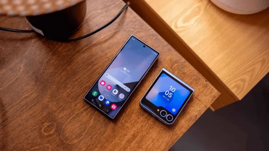Dispositivo Samsung Z Flip 6 - Imagem: Framesira/Shutterstock)
