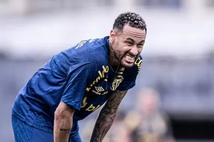 Neymar Em Treino No Santos — Foto: Raul Baretta/ Santos Fc