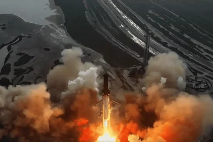 Megafoguete Enfim Fez Sua Décima Viagem Espacial (Imagem: Reprodução/X/Spacex)
