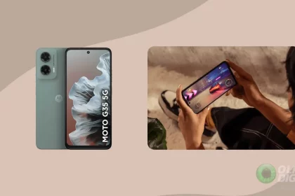 Montagem Com Moto G35. Imagem: Layse Ventura / Olhar Digital