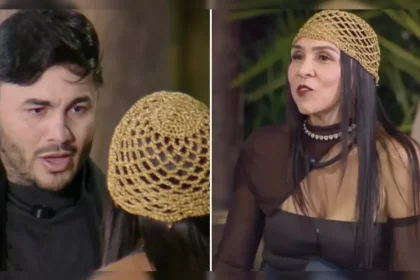 A Fazenda 17: Wallas Arrais E Yoná Brigam Feio: 'Prepotente E Feia'. Reprodução/Record