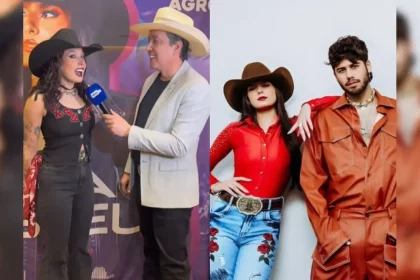 Ana Castela Se Incomoda E Corta Repórter Após Pergunta Sobre Zé Felipe. Fotos: Goiás Tv / Reprodução E Reprodução / Redes Sociais