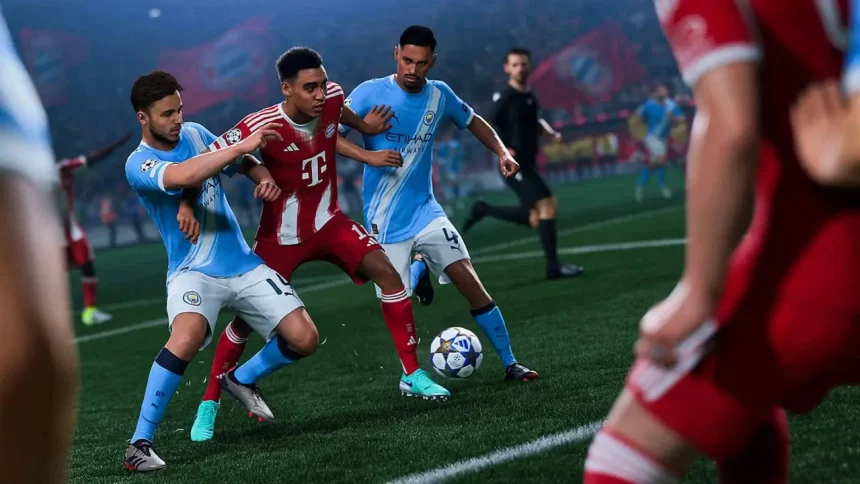 Ilustração De Uma Partida De Futebol No Ea Sports Fc 26 - Imagem: Divulgação/Eletronic Arts