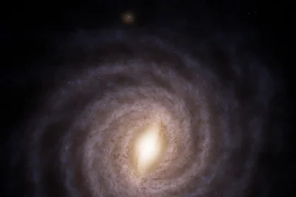 Gaia Fornece A Primeira Visão Precisa De Como Seria Nossa Seção Da Via Láctea Vista De Cima (Imagem: Esa/Divulgação)