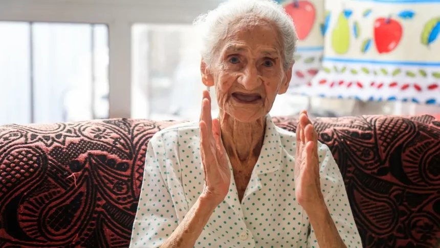 Joana Do Espírito Santo, Idosa Com 116 Anos (Crédito: Imagem Gentilmente Cedida Por Ailton Cruz/Gazeta De Alagoas)