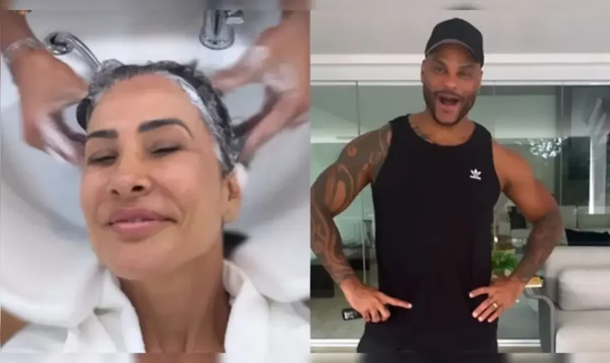 Scheila Carvalho Radicaliza E Surpreende Tony Salles Com Novo Visual.
