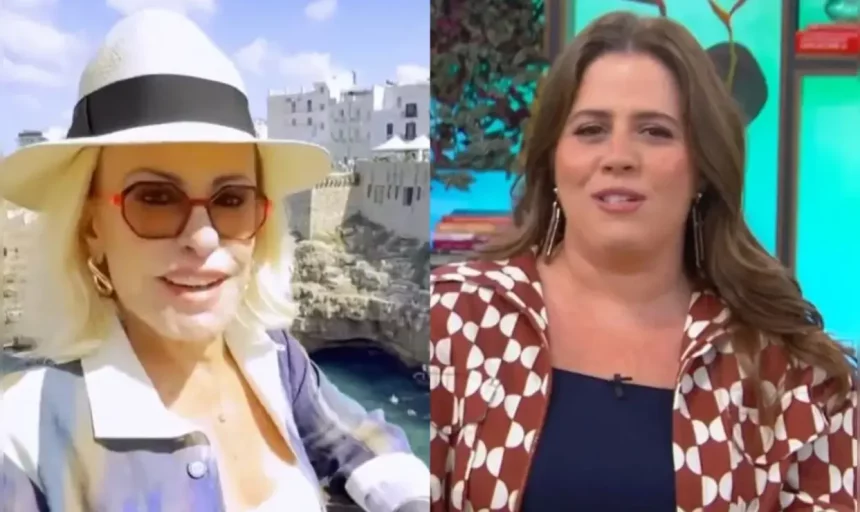 Ana Maria Braga Manda Recado Para Tati Machado Direto Da Itália; Vídeo. Fotos: Reprodução / Globo