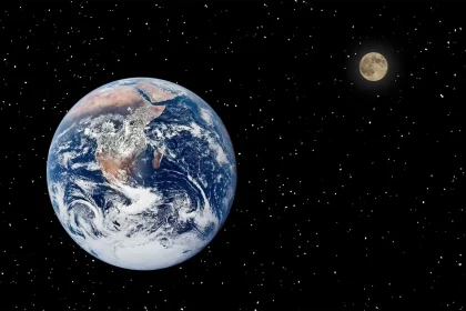 Representação Artística Da Lua No Apogeu. Crédito: Vladi333 - Shutterstock