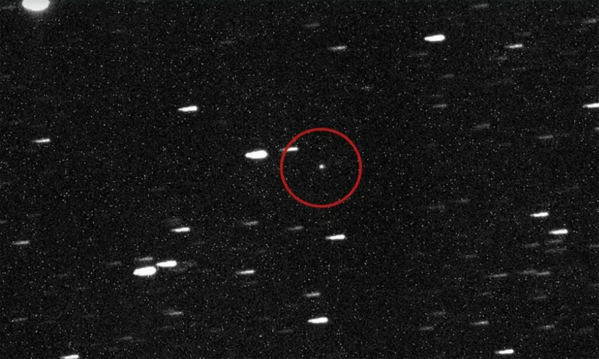 O Cometa 3I/Atlas, Quando Visto Pela Primeira Vez Pelo Projeto Deep Random Survey, No Chile. Atualmente Está Se Dirigindo Ao Sol Em Uma Passagem Única Pelo Sistema Solar. (Imagem: K Ly (Astrafoxen) X/ Deep Random Survey)