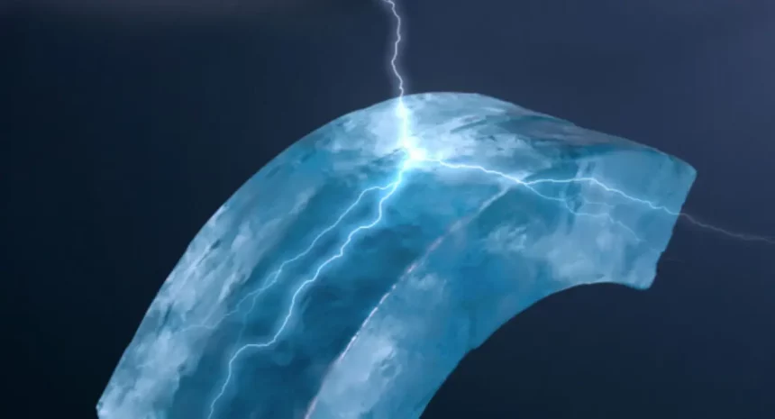Experimentos Mostrou Que Dobrar Gelo Gera Eletricidade.(Imagem: Instituto Catalão De Nanociência E Nanotecnologia / Divulgação)
