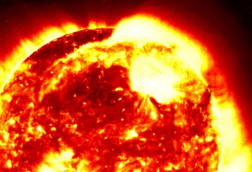 Erupções Solares São Explosões Intensas De Energia Que Ocorrem Na Atmosfera Do Sol. Crédito: D.uzunov - Shutterstock