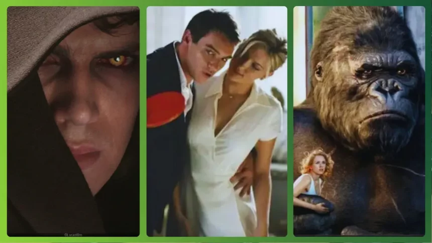 Crédito: A Vingança Dos Sith, Ponto Final E King Kong (Reprodução/Divulgação)