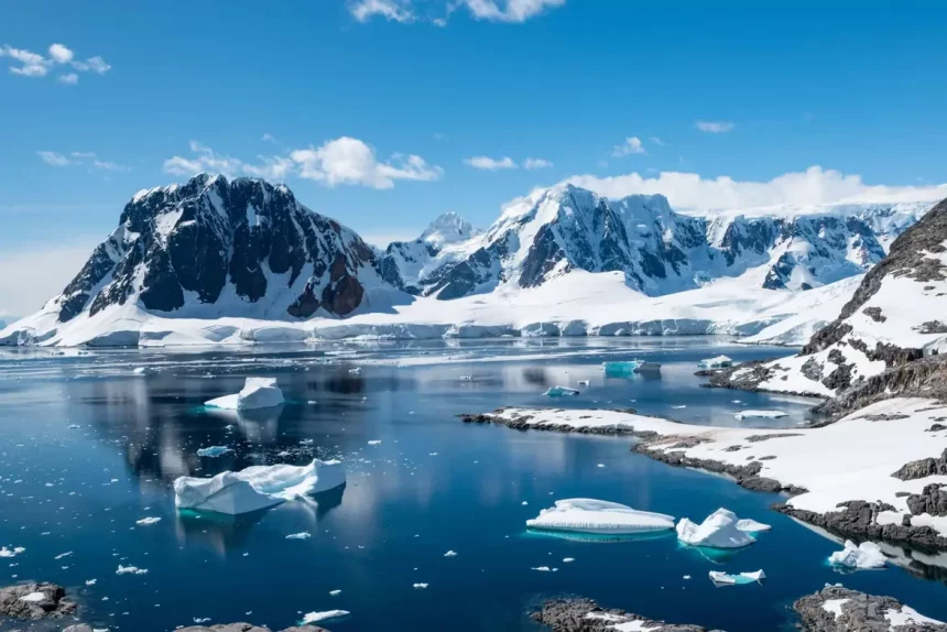 Abaixo Da Espessa Camada De Gelo Da Antártida, Há Um Continente Rochoso Com Montanhas E Cânions. (Imagem: Nancy Pauwels / Shutterstock)