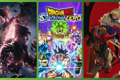 Crédito: Tekken 8 (Bandai Namco), Dragon Ball (Bandai Namco) E Guilty Gear Strive (Bandai Namco E Sega)