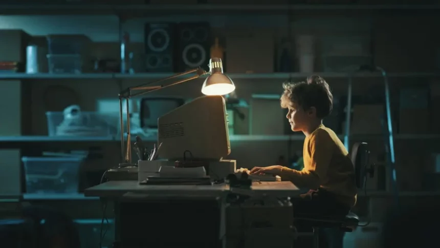 Garoto Utilizando Um Computador - Stock Imagem: Asso/Shutterstock