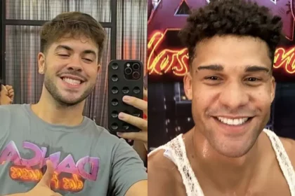 Colegas Do 'Dança Dos Famosos', Álvaro E Lucas Leto Deram Beijão Em Praia Do Rio De Janeiro.