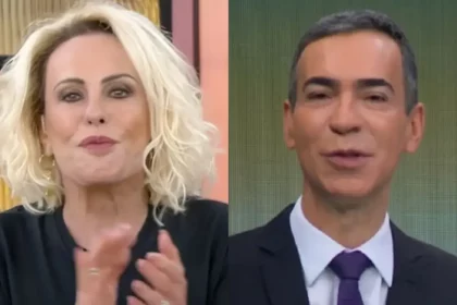 Ana Maria Manda Surpresa Para César Tralli Em Despedida Do Jornal Hoje. Fotos: Reprodução / Globo Ana Maria Manda Surpresa Para César Tralli Em Despedida Do Jornal Hoje. Fotos: Reprodução / Globo